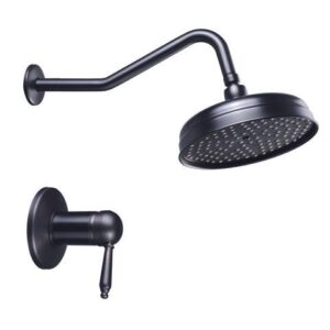 8" Wall Mounted Rain Shower Head Rainfall Faucet Bathroom Lavatory Home CUPC ORB