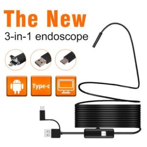 8MM HD 720P USB Endoscope Inspection Camera Waterproof IP67 support Android/type-c