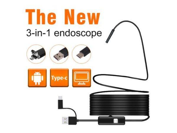 8MM HD 720P USB Endoscope Inspection Camera Waterproof IP67 support Android/type-c 8MM HD 720P USB Endoscope Inspection Camera Waterproof IP67 support Android/type-c