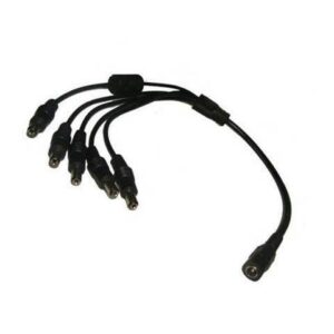 90506 - CAMERA POWER SPLITTER CABLE 1 FEM TO 5 MALE/2.1X5.5MM
