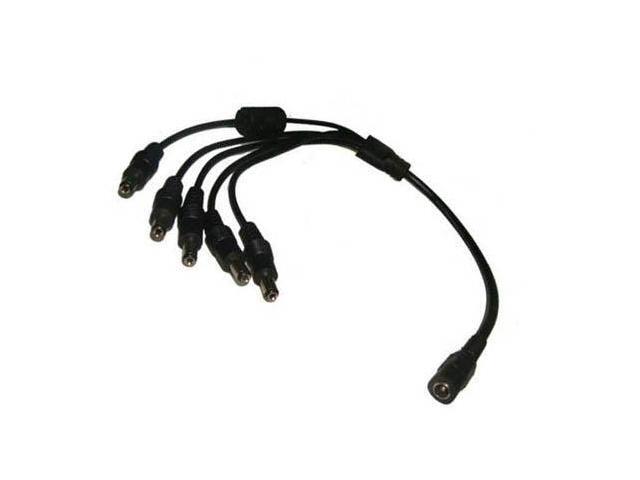 90506 - CAMERA POWER SPLITTER CABLE 1 FEM TO 5 MALE/2.1X5.5MM