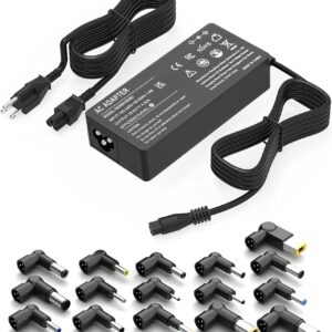 90W Universal AC Adapter Laptop Charger Replacement for Dell HP Acer Asus Lenovo IBM Sony Fujitsu Gateway Notebook Ultrabook Chromebook Power Supply Cord with 16 Tips