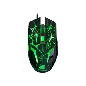 A-Jazz SpiderHero 6-Button Professional LED Optical 800/1200/1600/2400DPI Gaming Mouse
