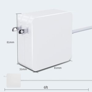 A1286 2010 2011 MacBook Pro Charger,Replacement 85w Power Adapter M2 L Tip for 15- and 17-inch MacBook Pro Before mid-2012 Models