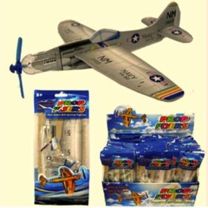 A2DBI495 - GLIDER WITH SPINNING PROPELLERS ASSORTED COLORS AND STYLES