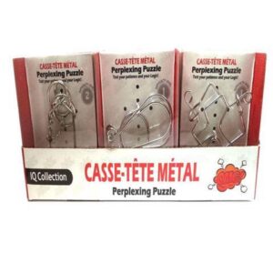 A2DBI546 - METAL PERPLEXING PUZZLE ASSORTED