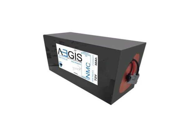 Aegis Battery 72V 50Ah Li-Ion Battery + Charger is a state of the art rechargeable battery pack made with 18650 Li-Ion cylindrical cells. For ebikes, Aegis Battery 72V 50Ah Li-Ion Battery + Charger is a state of the art rechargeable battery pack made with 18650 Li-Ion cylindrical cells. For ebikes,