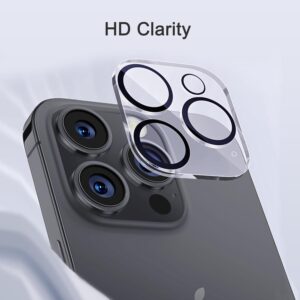Ailun 3 Pack Screen Protector for iPhone 16 Pro [6.3 inch] + 3 Pack Camera Lens Protector with Installation Frame,Case Friendly Tempered Glass Film,[9H Hardness] - HD