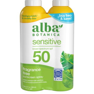 Alba Botanica Sensitive Sunscreen Spray SPF 50 - 10 fl oz