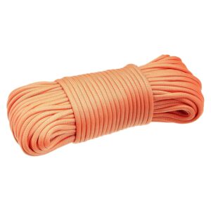 Amazon Basics 550 Type III Paracord, 7-Strand Core, High Strength - 5/32 in x 100 ft (4mm x 30m), Orange