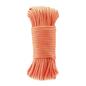 Amazon Basics 550 Type III Paracord, 7-Strand Core, High Strength - 5/32 in x 100 ft (4mm x 30m), Orange