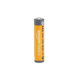 Amazon Basics AAA Alkaline High-Performance Batteries, 1.5 Volt, 10-Year Shelf Life, 8 count (Pack of 1)