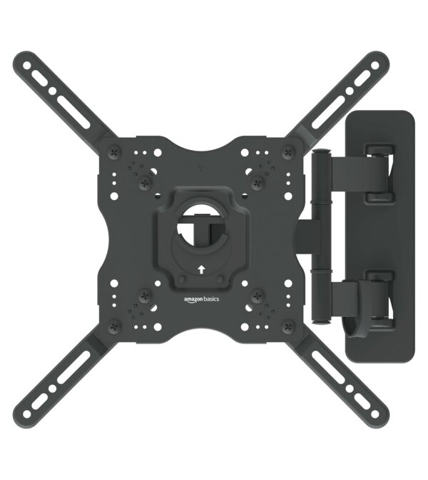 Amazon Basics Full Motion Articulating TV Wall Mount, with Swivel and Tilt, for 26" to 55" TVs and Flat Panels up to 80 Lbs, VESA Compatible, Black Amazon Basics Full Motion Articulating TV Wall Mount, with Swivel and Tilt, for 26" to 55" TVs and Flat Panels up to 80 Lbs, VESA Compatible, Black