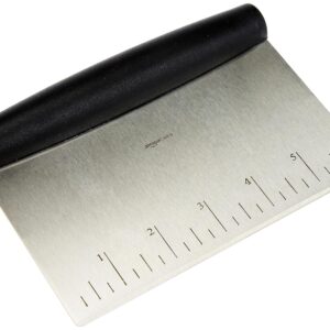Amazon Basics Multi-Purpose Stainless Steel Bench Scraper and Chopper