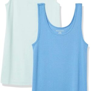 Amazon Essentials Women's Slim-Fit Tank Top, Pack of 2