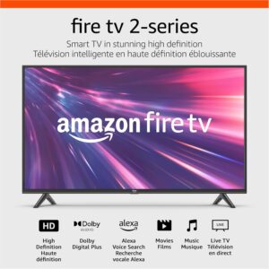 Amazon Fire TV 40" 2-Series (newest model), HD smart TV, stream live TV without cable