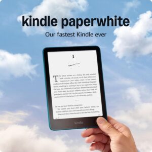 Amazon Kindle Paperwhite 16GB (newest model) – Our fastest Kindle ever, with new 7" glare-free display and weeks of battery life – Jade