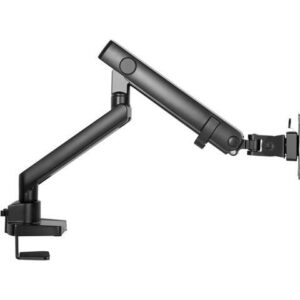 Amer Mounts Single Articulating Spring Monitor Arm For 15"-40" Monitors 12kg Max Screen Weight - Clamp and Grommet Base Mount Support - HYDRA1B