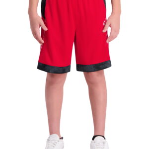AND1 Boy's Athletic Pull-On Baseline Basketball Short, Sizes 4-18