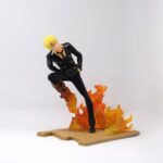 Anime One Piece Sanji VS Roronoa Zoro PVC Action Figure Collectible Model Doll Toy 13cm(B)