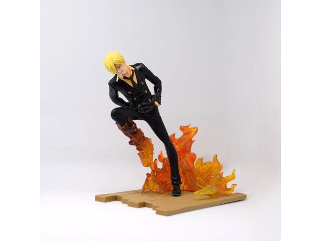 Anime One Piece Sanji VS Roronoa Zoro PVC Action Figure Collectible Model Doll Toy 13cm(B)