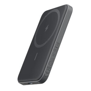 Anker 621 Magnetic Portable Charger (MagGo), 5,000mAh Wireless Power Bank with USB-C Cable, Magsafe-Compatible Battery Pack for iPhone 16 /15/14/13/12 Series