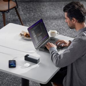 Anker 737 Power Bank, 24,000mAh 3-Port Laptop Portable Charger with 140W Fast Charging, Smart Display, for Outdoor Work, Compatible with iPhone 16/15/14 Series, Vision Pro,...