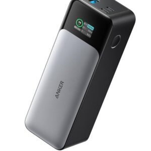 Anker 737 Power Bank, 24,000mAh 3-Port Laptop Portable Charger with 140W Fast Charging, Smart Display, for Outdoor Work, Compatible with iPhone 16/15/14 Series, Vision Pro,...