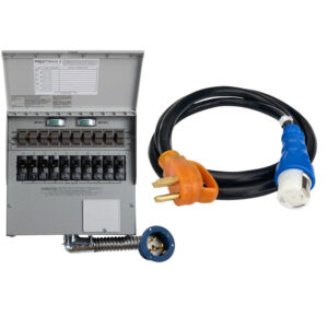 Anker B17B31A1 3840Wh SOLIX F3800 Backup Kit w/ 50A Switch, 10 Circuit Transfer Switch