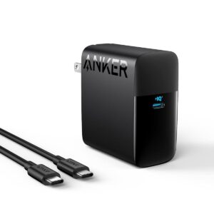 Anker Mac Book Pro Charger, 100W USB C Charger, Compact and Foldable Fast Charger for MacBook Air, Samsung Galaxy, iPad Pro, and All USB C Devices, 5 feet USB C to USB C Cable...