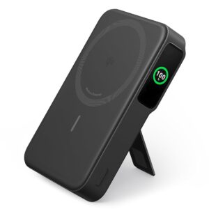 Anker MagGo Power Bank, Qi2 Certified 15W Ultra-Fast MagSafe-Compatible Portable Charger, 10,000mAh Battery Pack with Smart Display & Foldable Stand, For iPhone 16/15/14/13 Only...