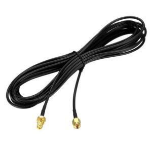 Antenna Extension Cable RP-SMA Male to RP-SMA Female Low Loss RG174 16.4 ft