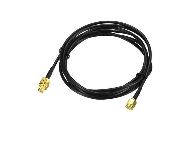 Antenna Extension Cable RP-SMA Male to RP-SMA Female Low Loss RG174 6 ft