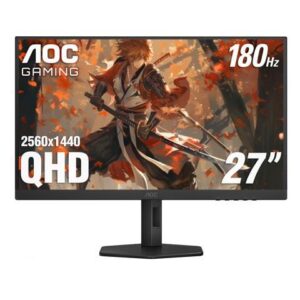 AOC 27" 180 Hz VA QHD Gaming Monitor NTSC (CIE1976): 111.4%, sRGB (CIE1931): 124.7% Q27G4XN
