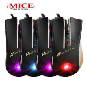 Apedra A5 Wired Gaming Mouse USB Optical Mouse 7 Button Computer Pc Mouse for CS DOTA LOL Gamer Professional Gaming Mice 3200DPI