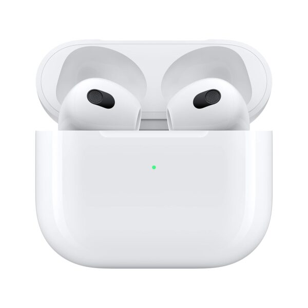 Apple AirPods (3rd Generation) Wireless Ear Buds, Bluetooth Headphones, Personalized Spatial Audio, Sweat and Water Resistant, Lightning Charging Case Included, Up to 30 Hours...