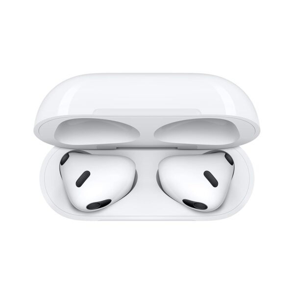 Apple AirPods (3rd Generation) Wireless Ear Buds, Bluetooth Headphones, Personalized Spatial Audio, Sweat and Water Resistant, Lightning Charging Case Included, Up to 30 Hours...