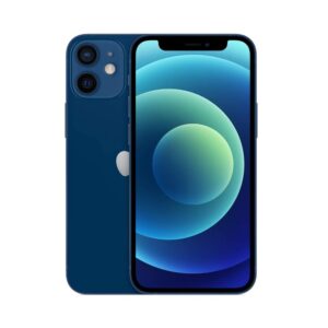 Apple iPhone 12 Mini, 64GB, Blue - Unlocked (Renewed)
