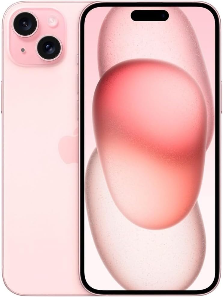 Apple iPhone 15, 128GB, Pink (Renewed)