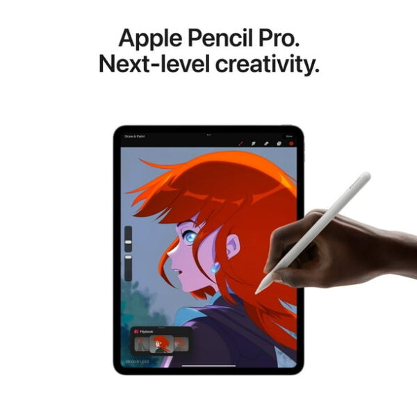 Apple Pencil Pro: Advanced Tools, Pixel-Perfect Precision, Tilt and Pressure Sensitivity, and Industry-Leading Low Latency for Note-Taking, Drawing, and Art. Attaches, Charges,...