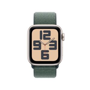 Apple Watch SE (2nd Gen) [GPS 40mm] Smartwatch with Starlight Aluminium Case with Starlight Sport Band. Fitness and Sleep Trackers, Crash Detection, Heart Rate Monitor,...