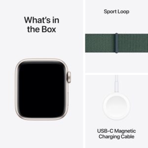 Apple Watch SE (2nd Gen) [GPS 40mm] Smartwatch with Starlight Aluminium Case with Starlight Sport Band. Fitness and Sleep Trackers, Crash Detection, Heart Rate Monitor,...