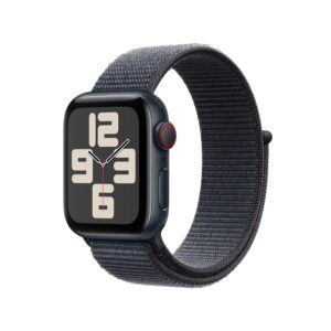 Apple Watch SE (2nd Gen) [GPS + Cellular 40mm] Smartwatch with Midnight Aluminum Case with Ink Sport Loop One Size. Fitness and Sleep Trackers, Crash Detection, Heart Rate...