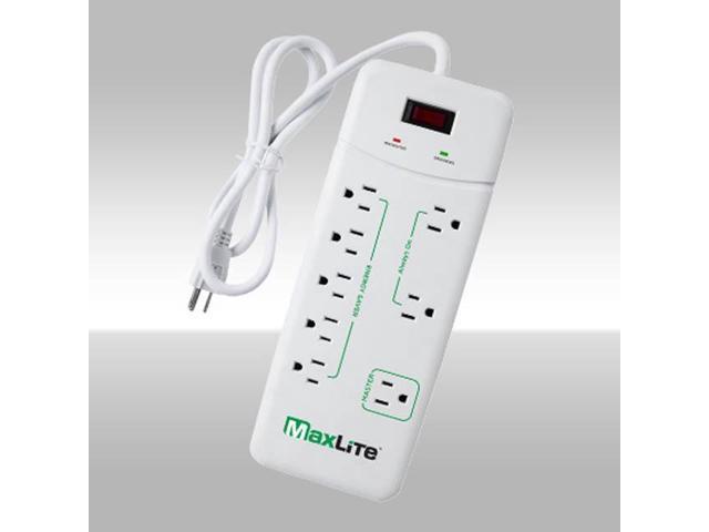 APS-8/1350J - POWER BAR 8 O/LET 4FT CORD 1350J SURGE WHT