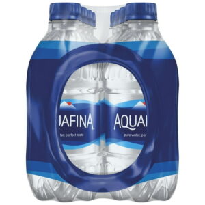 Aquafina Purified Drinking Water, 12 fl oz, 8 Pack Plastic Bottles