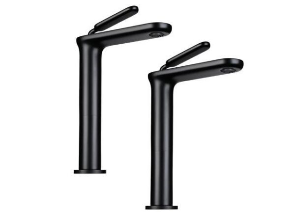 Aquaterior 2 Pack Single Handle Bathroom Vessel Sink Faucet Vanity Sink Mixer Tap Matte Black (CUPC NSF CEC) Aquaterior 2 Pack Single Handle Bathroom Vessel Sink Faucet Vanity Sink Mixer Tap Matte Black (CUPC NSF CEC)