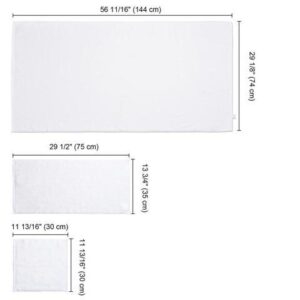 Aquaterior Bathroom Towel Set Highly Absorbent Hand Bath Face Towel Hotel