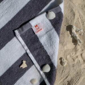 Arkwright Cali Cabana Beach Towels - 100% Ring Spun Cotton Pool Towel - 30 x 60 in. - (4 Pack) Grey