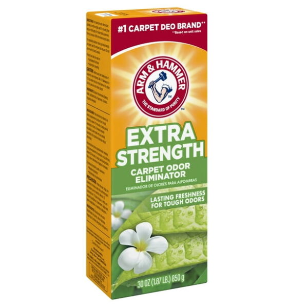 ARM & HAMMER Extra Strength Carpet Odor Eliminator Powder, Fresh Scent, 30 oz