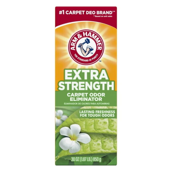 ARM & HAMMER Extra Strength Carpet Odor Eliminator Powder, Fresh Scent, 30 oz